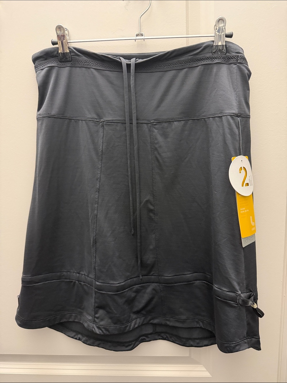 Lole Women's Black Drawstring Skirt/Tube Top.